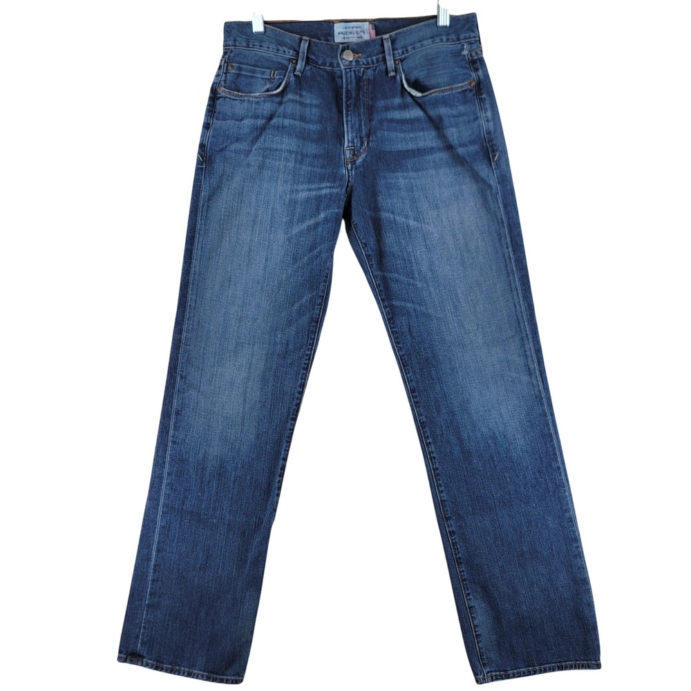 Lucky Brand 363 Vintage Straight Jeans Mens 31x31 Blue Made in USA